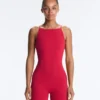 Evermove Open-Back Short Jumpsuit Evermove Open-Back Short Jumpsuit
