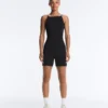 Evermove Open-Back Short Jumpsuit Evermove Open-Back Short Jumpsuit