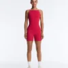 Evermove Open-Back Short Jumpsuit Evermove Open-Back Short Jumpsuit