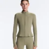 Evermove Peplum Technical Jacket Evermove Peplum Technical Jacket