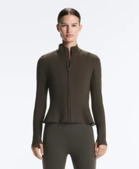 Evermove Peplum Technical Jacket