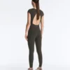 Evermove Short-Sleeve Long Jumpsuit Evermove Short-Sleeve Long Jumpsuit