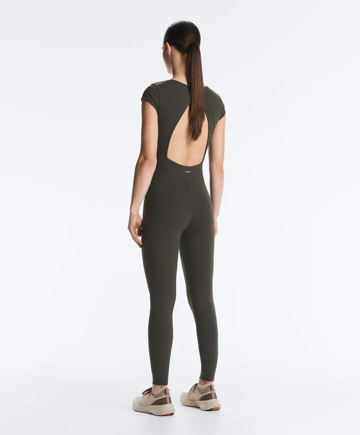 Evermove Short-Sleeve Long Jumpsuit Evermove Short-Sleeve Long Jumpsuit
