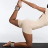 Evermove Square Neck Short Jumpsuit