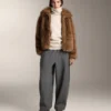 Faux Fur Jacket