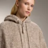 Faux-Shearling Hooded Jacket Faux-Shearling Hooded Jacket