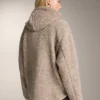Faux-Shearling Hooded Jacket Faux-Shearling Hooded Jacket