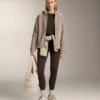 Faux-Shearling Hooded Jacket Faux-Shearling Hooded Jacket