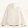 Faux-Shearling Jacket with Hood