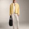 Faux-Shearling Jacket with Hood Faux-Shearling Jacket with Hood
