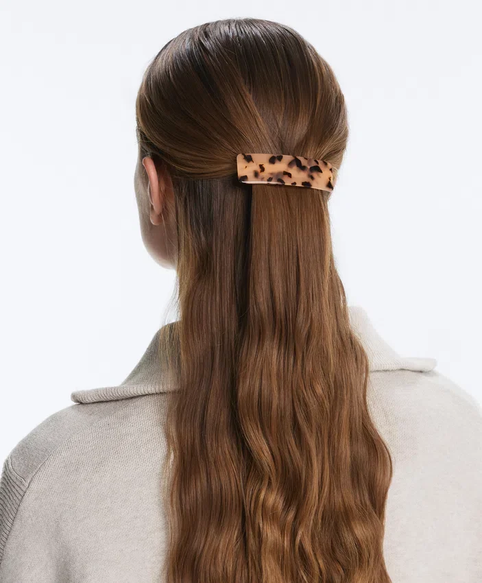 Faux-Tortoiseshell Barrette Faux-Tortoiseshell Barrette
