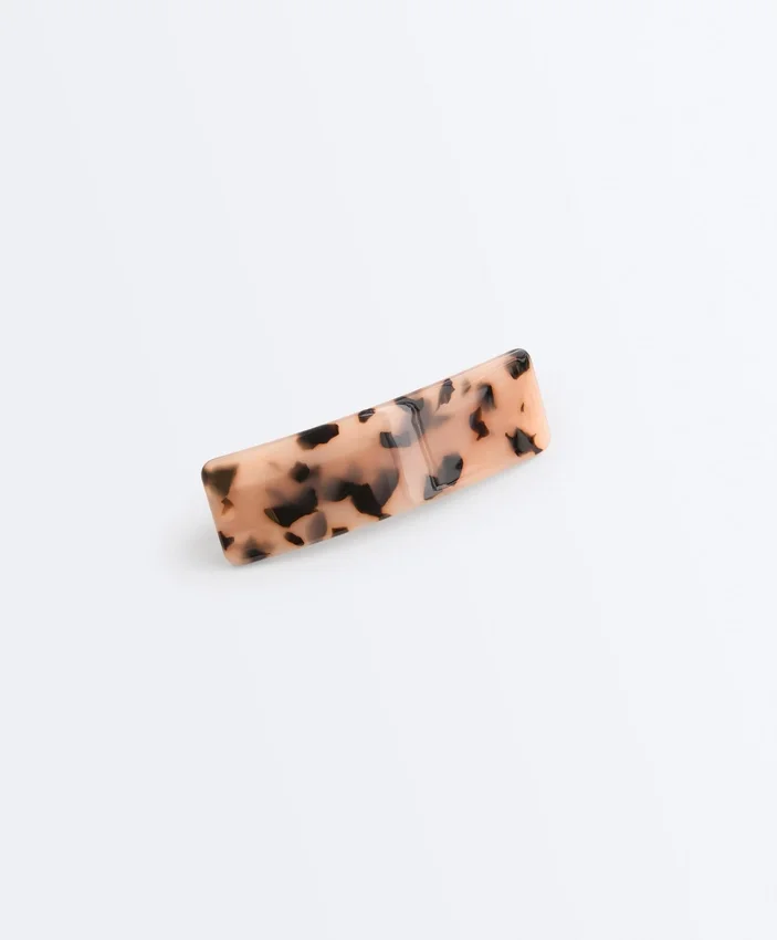 Faux-Tortoiseshell Barrette Faux-Tortoiseshell Barrette