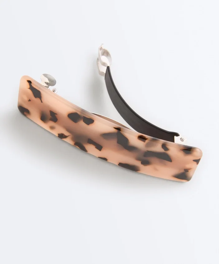 Faux-Tortoiseshell Barrette Faux-Tortoiseshell Barrette