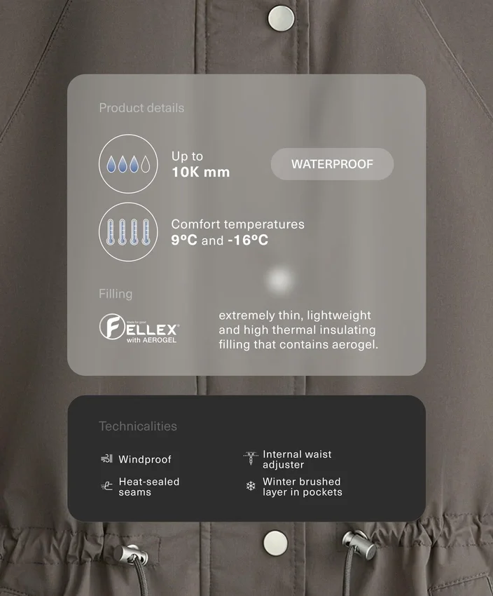 Fellex® Aerogel 10K Waterproof Padded Jacket Fellex® Aerogel 10K Waterproof Padded Jacket