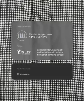 Fellex® Aerogel Gingham Padded Jacket