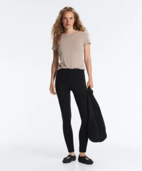 Fitted Modal Rib Short-Sleeve T-Shirt
