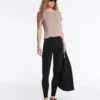 Fitted Modal Rib Short-Sleeve T-Shirt Fitted Modal Rib Short-Sleeve T-Shirt