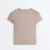 Fitted Modal Rib Short-Sleeve T-Shirt Fitted Modal Rib Short-Sleeve T-Shirt