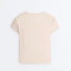 Fitted Modal Rib Short-Sleeve T-Shirt Fitted Modal Rib Short-Sleeve T-Shirt