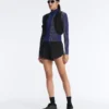 Fitted Rib-Knit Jacket Fitted Rib-Knit Jacket