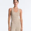Fitted Ribbed Knit Top