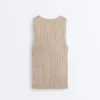 Fitted Ribbed Knit Top