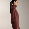 Fitted Waist Jacket with Brushed Modal Fitted Waist Jacket with Brushed Modal