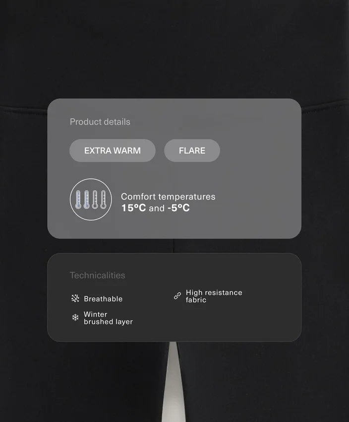 Flare Extra Warm Seamless Super High Rise Trousers Flare Extra Warm Seamless Super High Rise Trousers