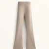 Flare Knit Trousers