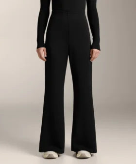 Flare Trousers with Soft-Touch Modal