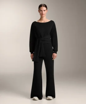 Flare Trousers with Soft-Touch Modal