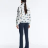 Floral Faux-Shearling Jacket