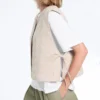 Floral Gingham Quilted Gilet Floral Gingham Quilted Gilet