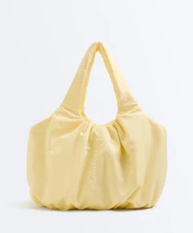 Gathered Shopper Bag