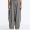 Gingham Lyocell Blend Balloon Trousers