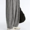 Gingham Lyocell Blend Balloon Trousers