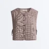 Gingham Quilted Gilet Gingham Quilted Gilet