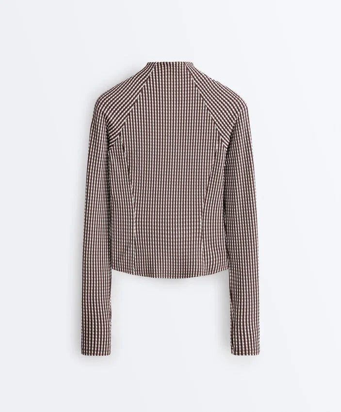 Gingham Technical Jacket Gingham Technical Jacket