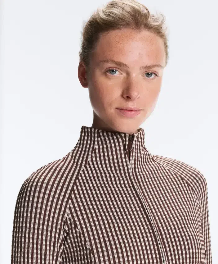 Gingham Technical Jacket Gingham Technical Jacket