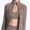 Gingham Technical Jacket Gingham Technical Jacket