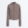 Gingham Technical Jacket Gingham Technical Jacket
