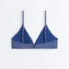 Gingham Triangle Bikini Top Gingham Triangle Bikini Top