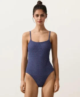 Gingham Triangle Swimsuit Gingham Triangle Swimsuit