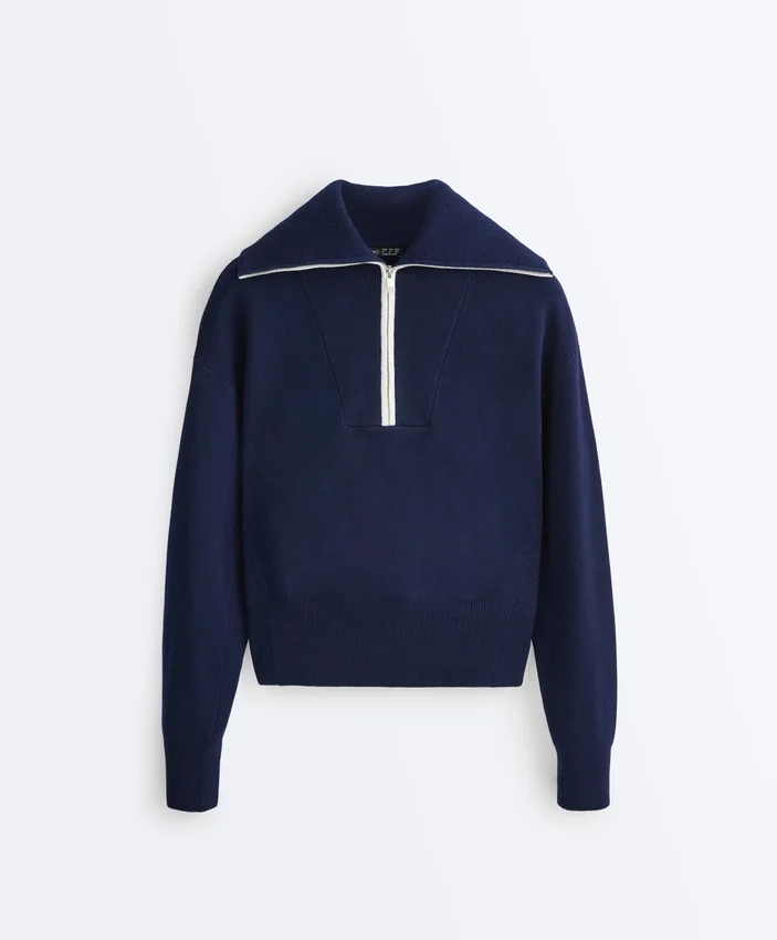 Half-Zip High-Neck Jumper Half-Zip High-Neck Jumper