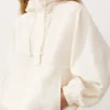 Half-Zip Sweatshirt with Front Pocket, Lyocell and 24% Linen Blend Half-Zip Sweatshirt with Front Pocket, Lyocell and 24% Linen Blend