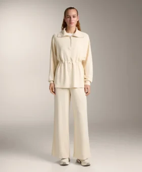 Half-Zip Sweatshirt with Soft-Touch Modal Half-Zip Sweatshirt with Soft-Touch Modal