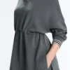 Half-Zip Sweatshirt with Soft-Touch Modal Half-Zip Sweatshirt with Soft-Touch Modal