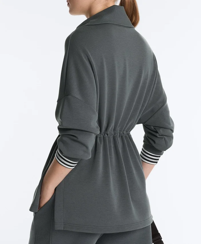Half-Zip Sweatshirt with Soft-Touch Modal Half-Zip Sweatshirt with Soft-Touch Modal