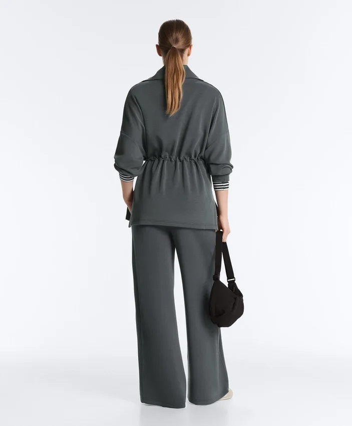 Half-Zip Sweatshirt with Soft-Touch Modal Half-Zip Sweatshirt with Soft-Touch Modal
