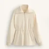 Half-Zip Sweatshirt with Soft-Touch Modal Half-Zip Sweatshirt with Soft-Touch Modal